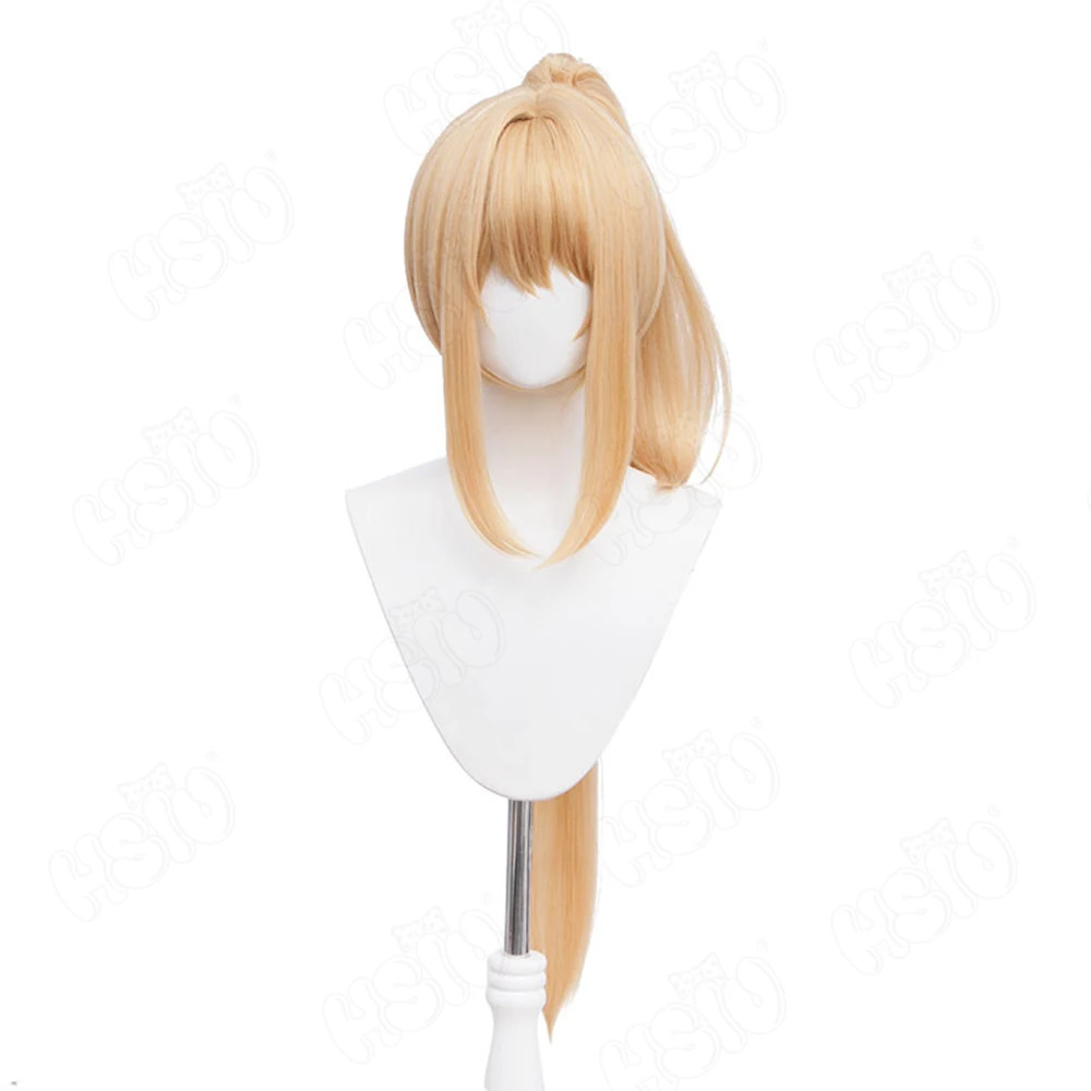 

Game NIKKE The Goddess of Victory Ruffie Cosplay Wig Light yellow ponytail long hair Ruffie NIKKE cosplay