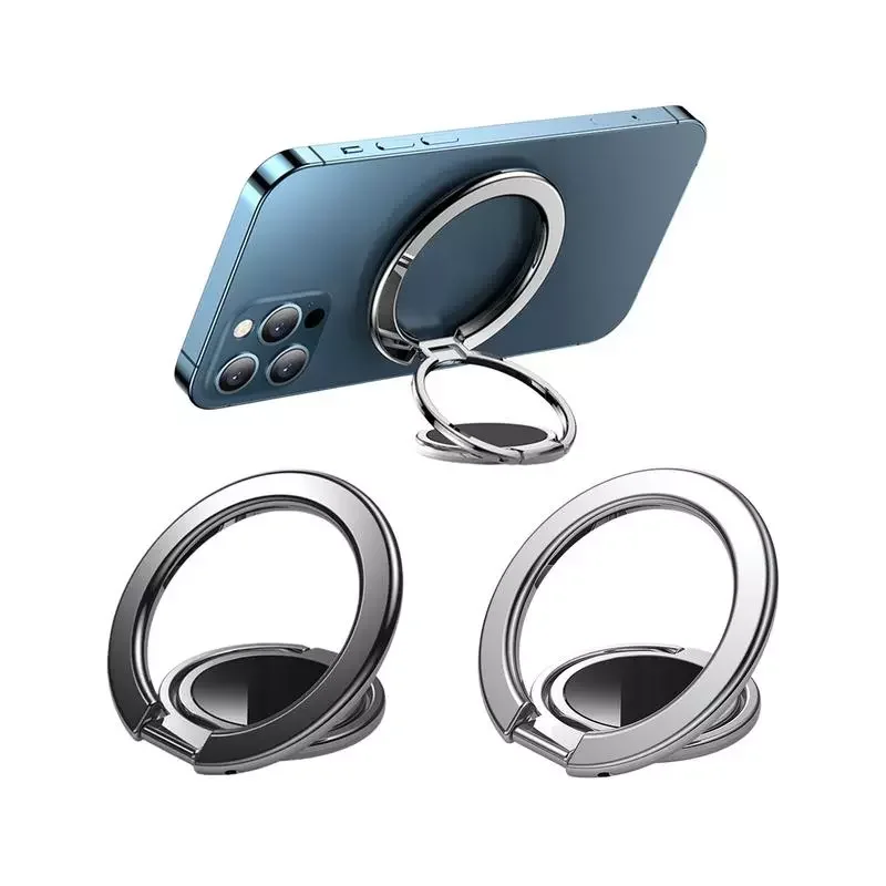 

Ring Phone Holder Desk Phone Stand 360 Rotation Finger Ring Kickstand With Adjustable Mount Compatible With