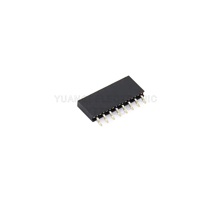 Фото 10 шт. SMT SMD 2/3/4/5/6/7/8/9/40 контактный Однорядный прямоугольный гнездовой штырьковый разъем 2,54 мм Шаг полоса разъем 4P/5P/6P/8P/9P №5