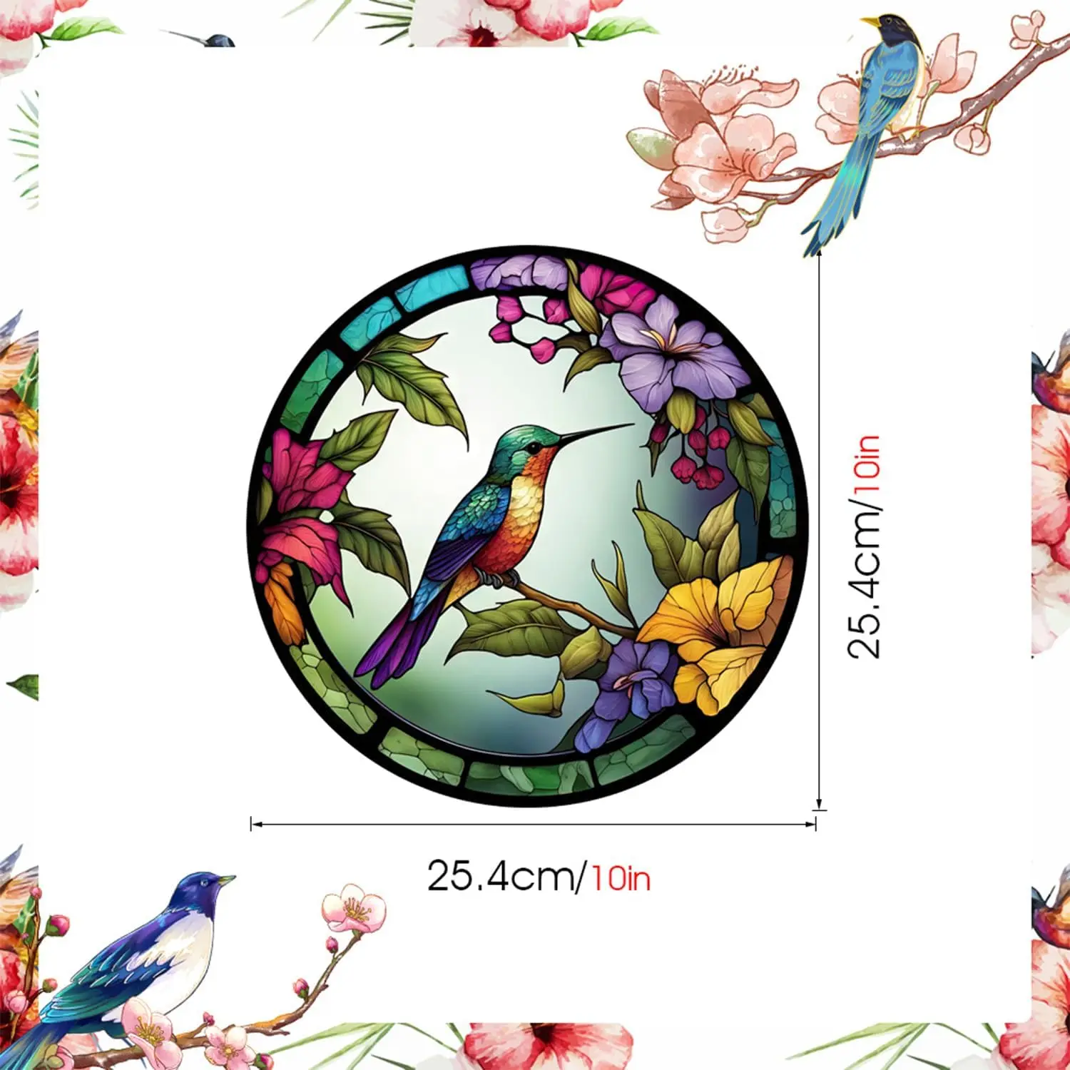 

Электростатические наклейки для окон Колибри