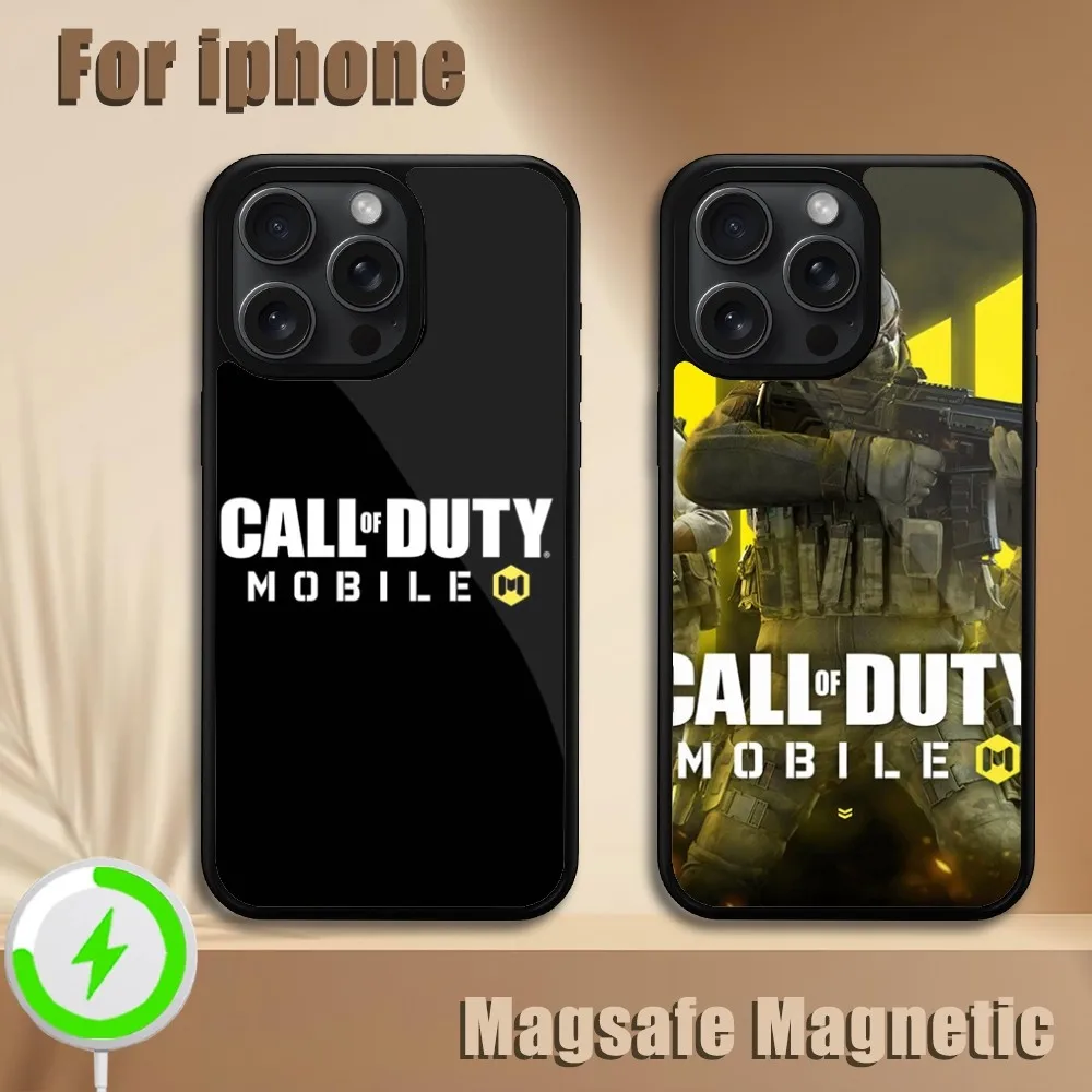 Чехол для телефона Game Call of Duty iPhone 11 12 13 14 15 Plus Pro Max Magsafe магнитный чехол