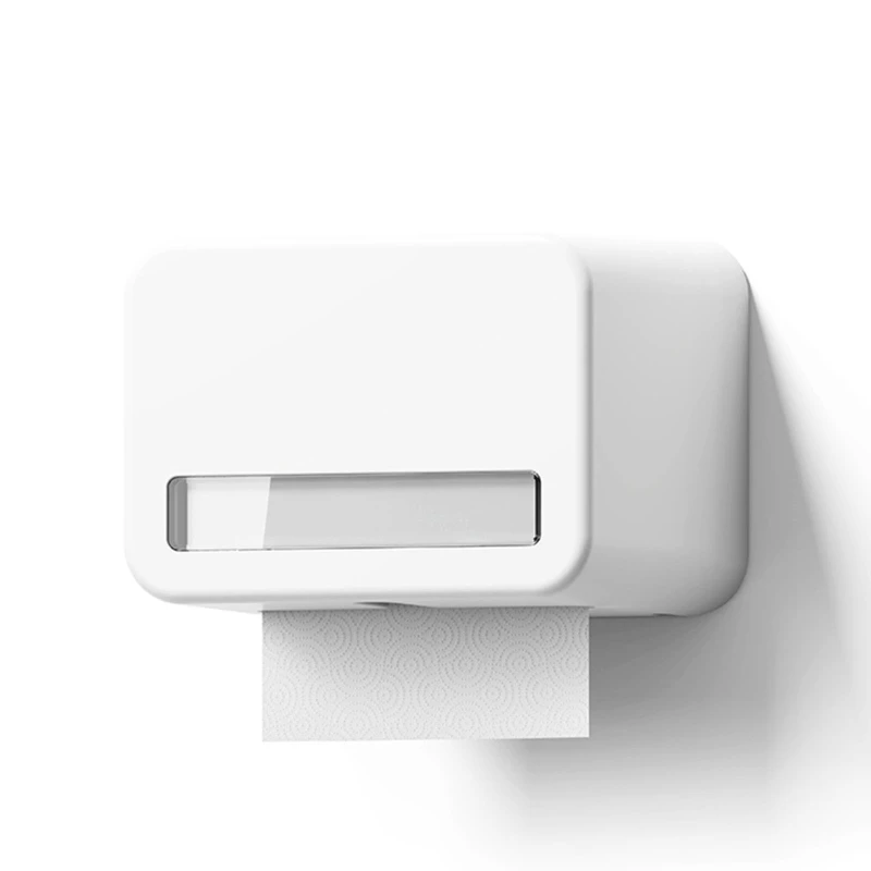 

Punch-free Toilet Tissue Tray for Kitchen Bathroom Roll Paper Tube Storage Box Drop Shipping