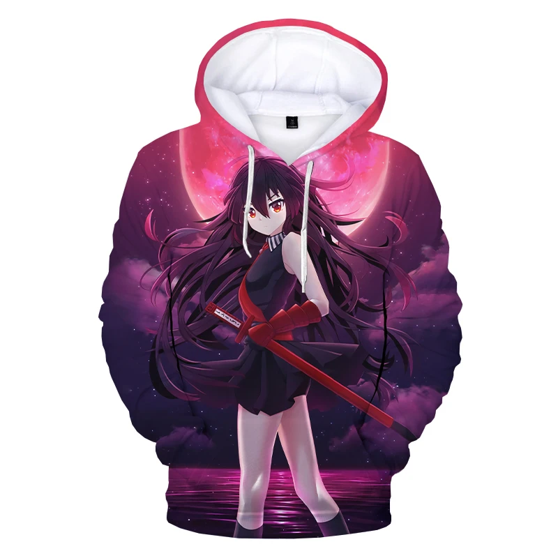 

Новинка 2023, модная толстовка с 3D принтом аниме Akame Ga Kill, мужской/женский Повседневный пуловер, уличная одежда в стиле Харадзюку, толстовки бо...
