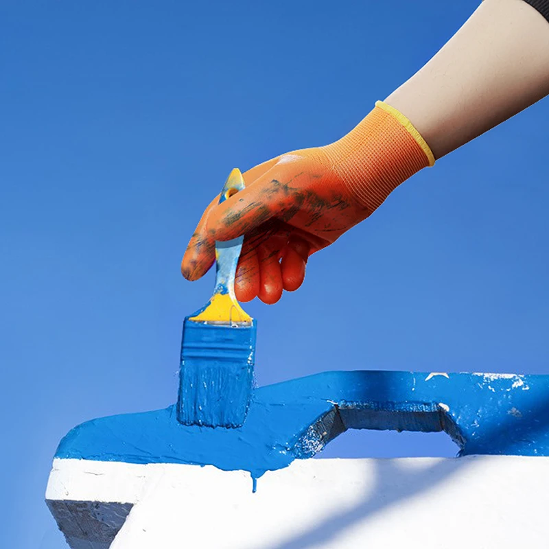 Защитные перчатки с ПВХ покрытием маслостойкие промышленные рабочие для мужчин