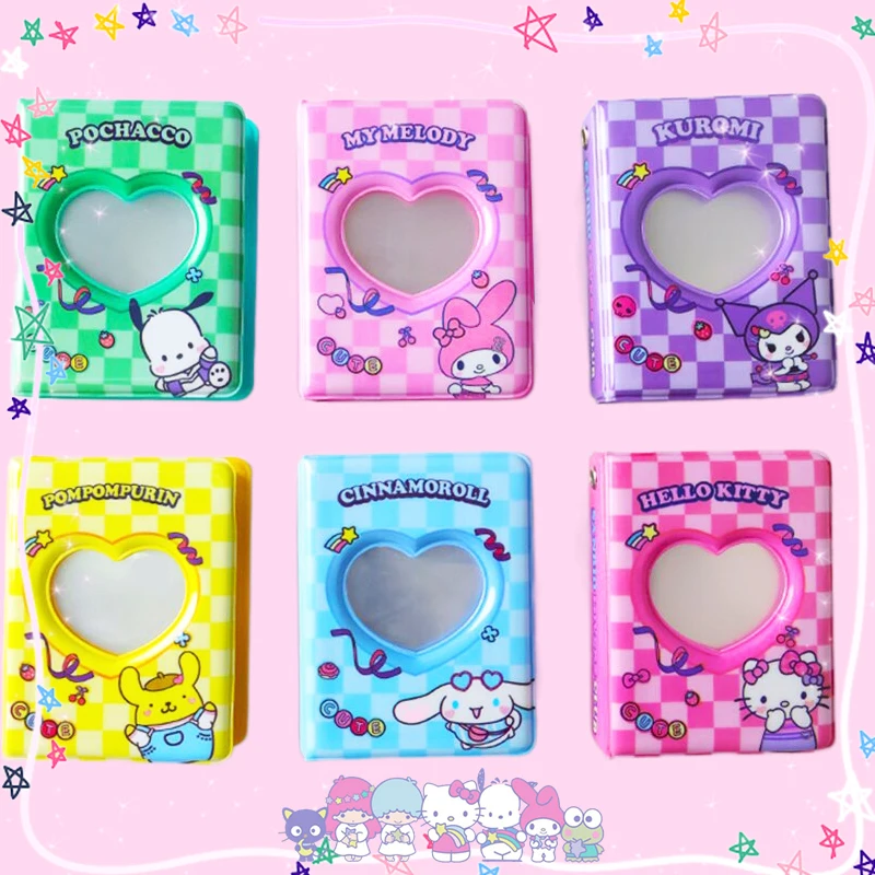 

Sanrioed Polaroid Photo Album Kawaii Idol Picture Collection Anime My Melody Kuromi Pochacco Kt Cat Lovely Kpop Fans Girls Gifts