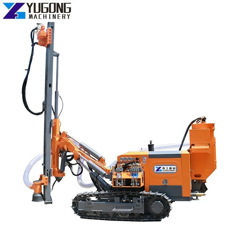 

Steel clawer dth surface drill rig golden mining blasting hole drilling rigs Anchoring and foundation micro-pile rigs