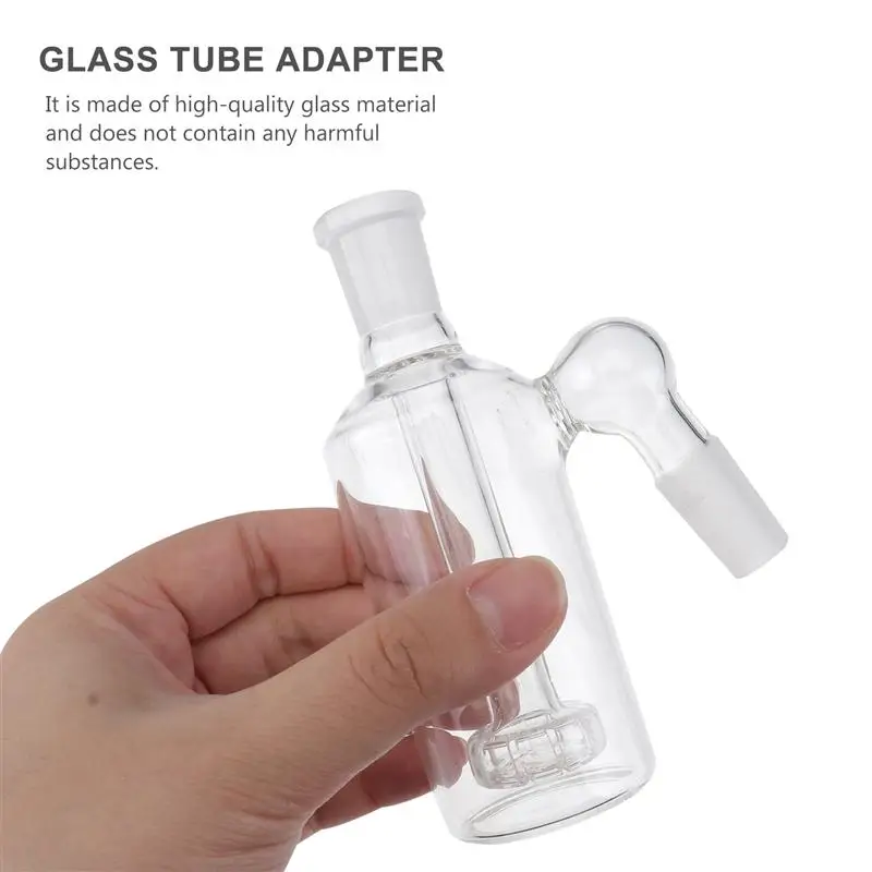 

1pc Professional Scientific Glass Tube Adapter 45 Degree 14 mm Essential Adapter