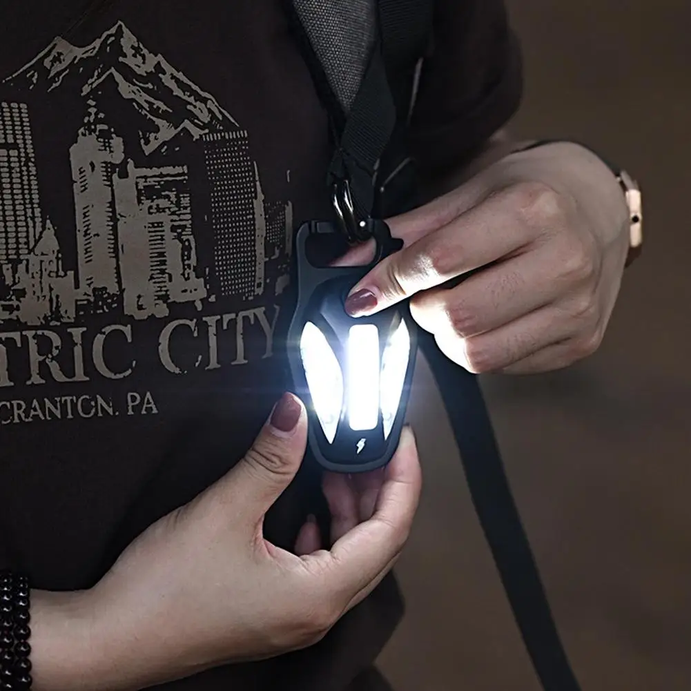 

Emergency Light Safe Multifunctional Power Saving Extremely Bright COB Keychain Emergency Lamp Outdoor Supplies