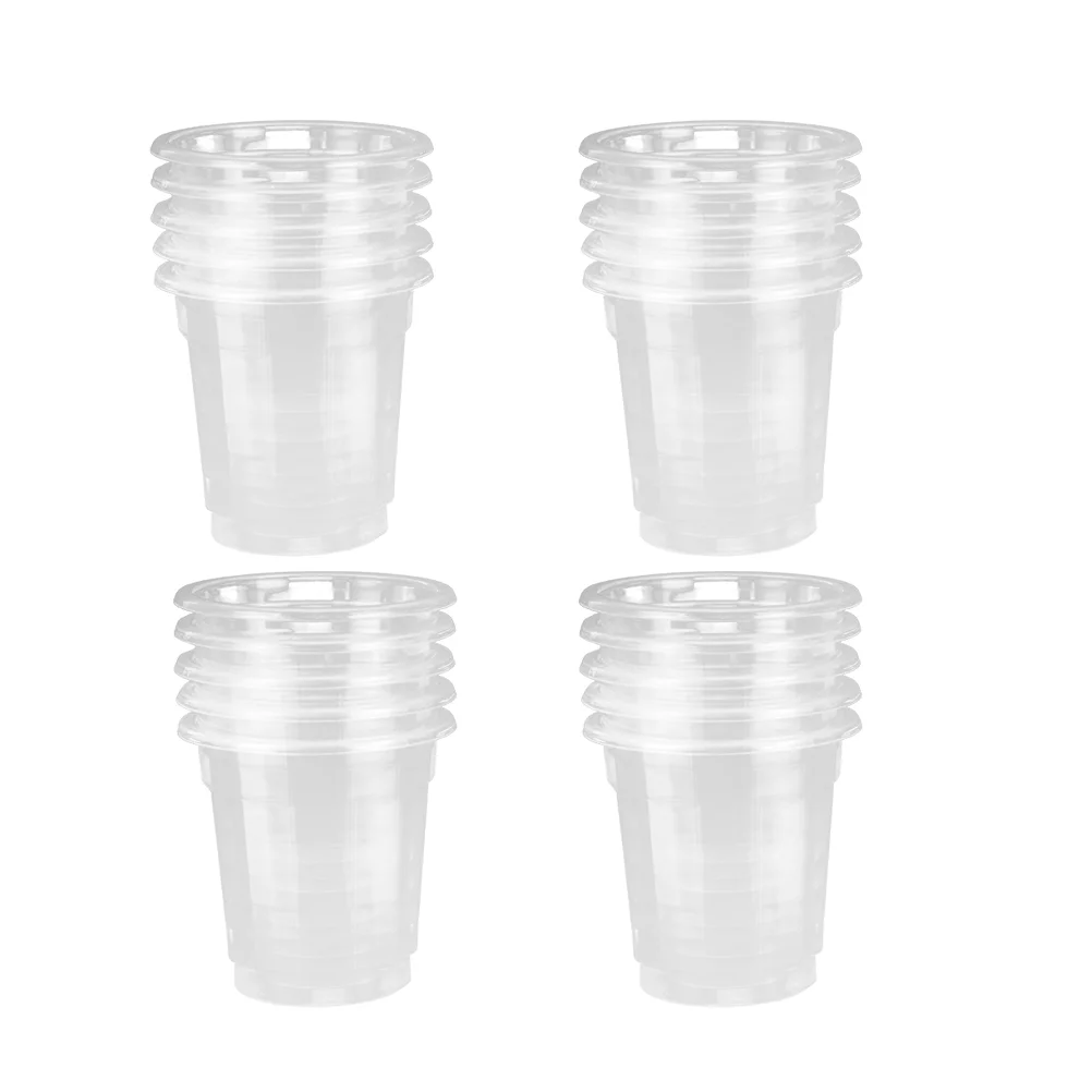 

60pcs Plastic Cups Cups Cups Cups Transparent Thicken Water Drinking Cup Party Supplies For Home Cafe Bar Restaurant