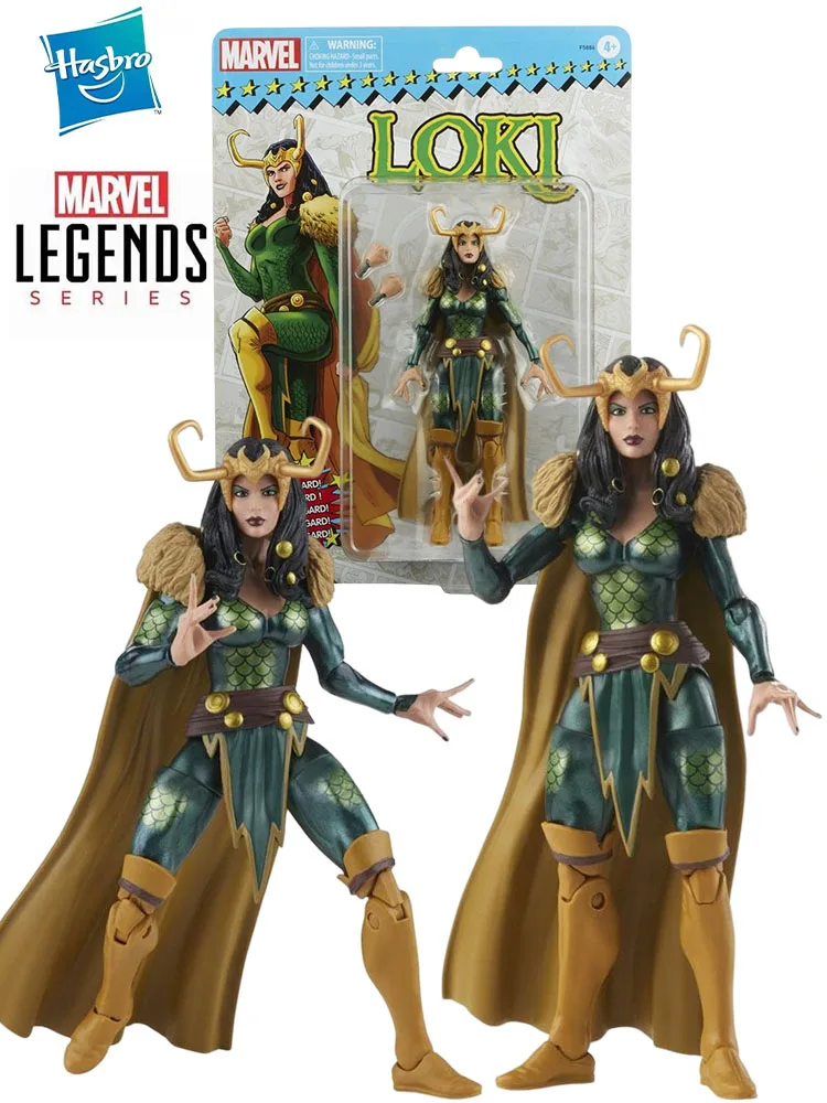 

Фигурка фигурки героев аниме Hasbro Marvel Legends, фигурка фигурки героев аниме Loki в винтажном стиле, подарок для мальчиков