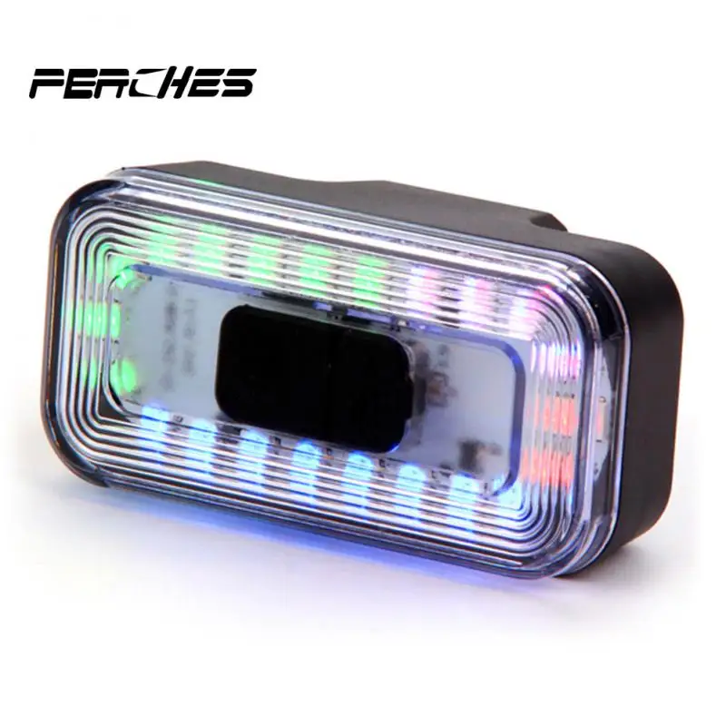 

2022 New Bicycle Tail Light Colorful Silicone Big Frog Light 7LED Flashing Light USB Plug Outdoor Riding Accessories