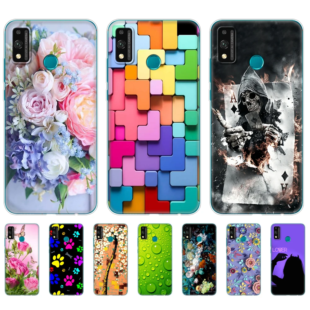 Чехол для honor 9x lite силиконовая Мягкая задняя крышка из ТПУ телефона huawei Honor 9X чехол