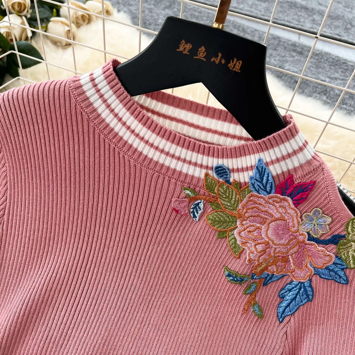 Элегантное винтажное Облегающее вязаное Сетчатое платье с круглым вырезом и