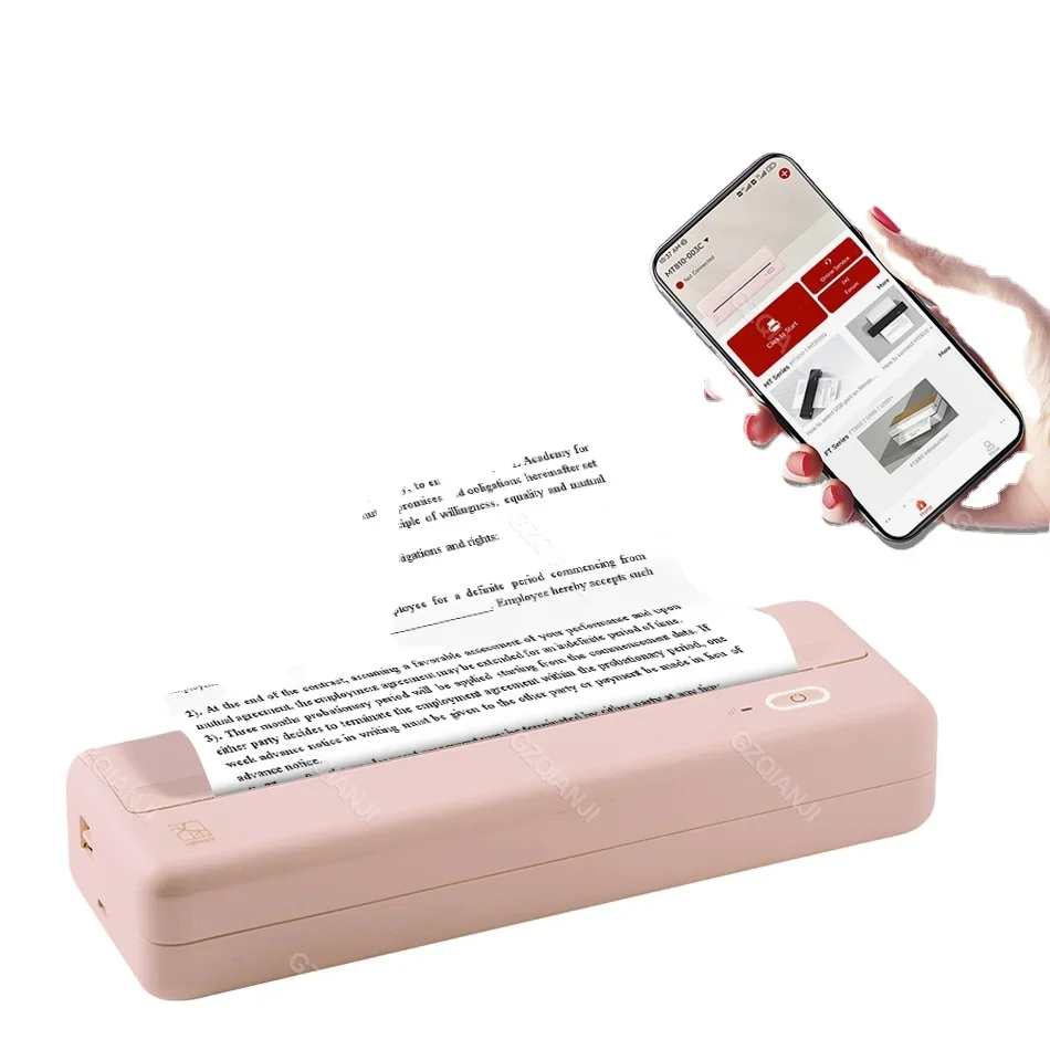 Маленький принтер HPRT MT810 A4 портативный беспроводной мини-ручной термопринтер для