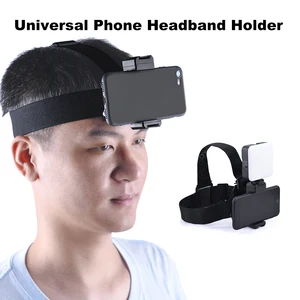 Universal Head Strap Mount Headband Holder With Mobile Phone Clip Holder Clip Bracket for Smartphone in USA (United States)