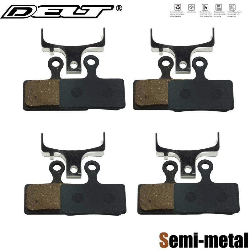 

4 Pair Bicycle Disc Brake Pads FOR SHIMANO XT M8000 XTR M985 M988 Deore M785 SLX M666 M675 M615 R515 M7000 9020 Semi - Metallic