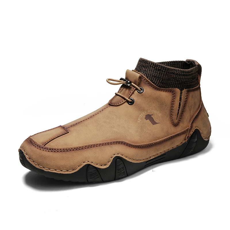 

Casual Men's Loafers Octopus Shoes Breathable Flats Driving Shoes Leather Men's Luxury Comfort Shoes