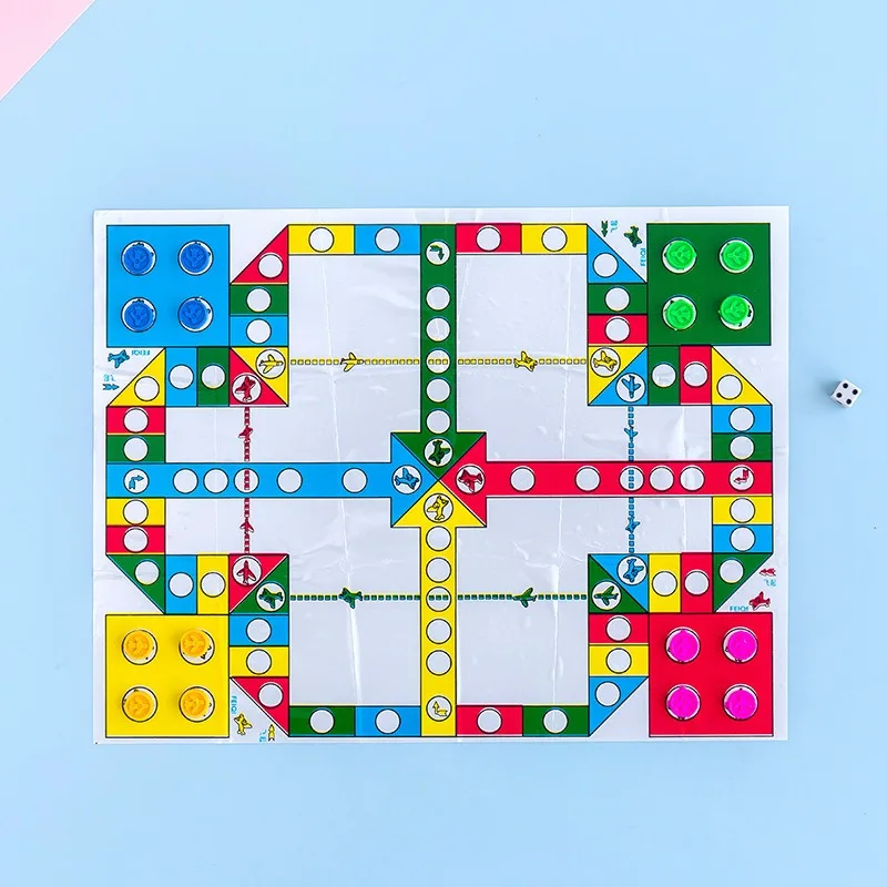 

Multiplayer Plastic Brain Game Small And Portable 5g Board Toys Kids Toys Easy To Play Opp Bag Ludo Water Proof Board Game