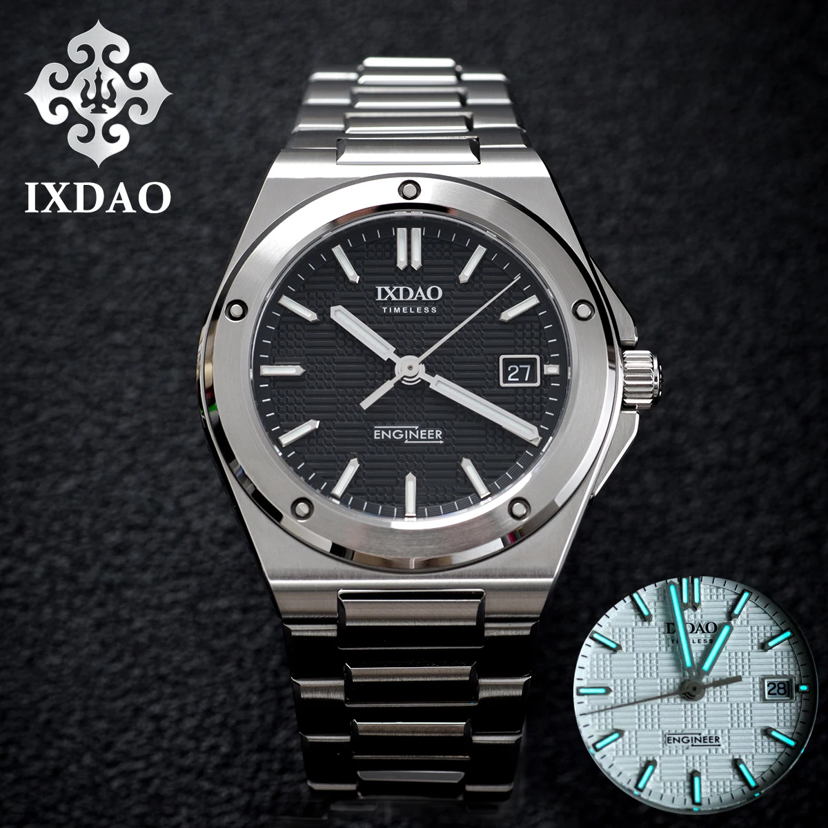 

IXDAO NEW X05S ETA Sports Automatic Men's Mechanical Wristwatch Watch Business Stainless Steel 20Bar Reloj Hombre Waterproof
