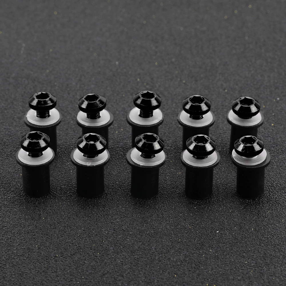 Крепежные гайки двигателя M5 крепежные болты на лобовое стекло для Kawasaki ZXR 250/R 400 750