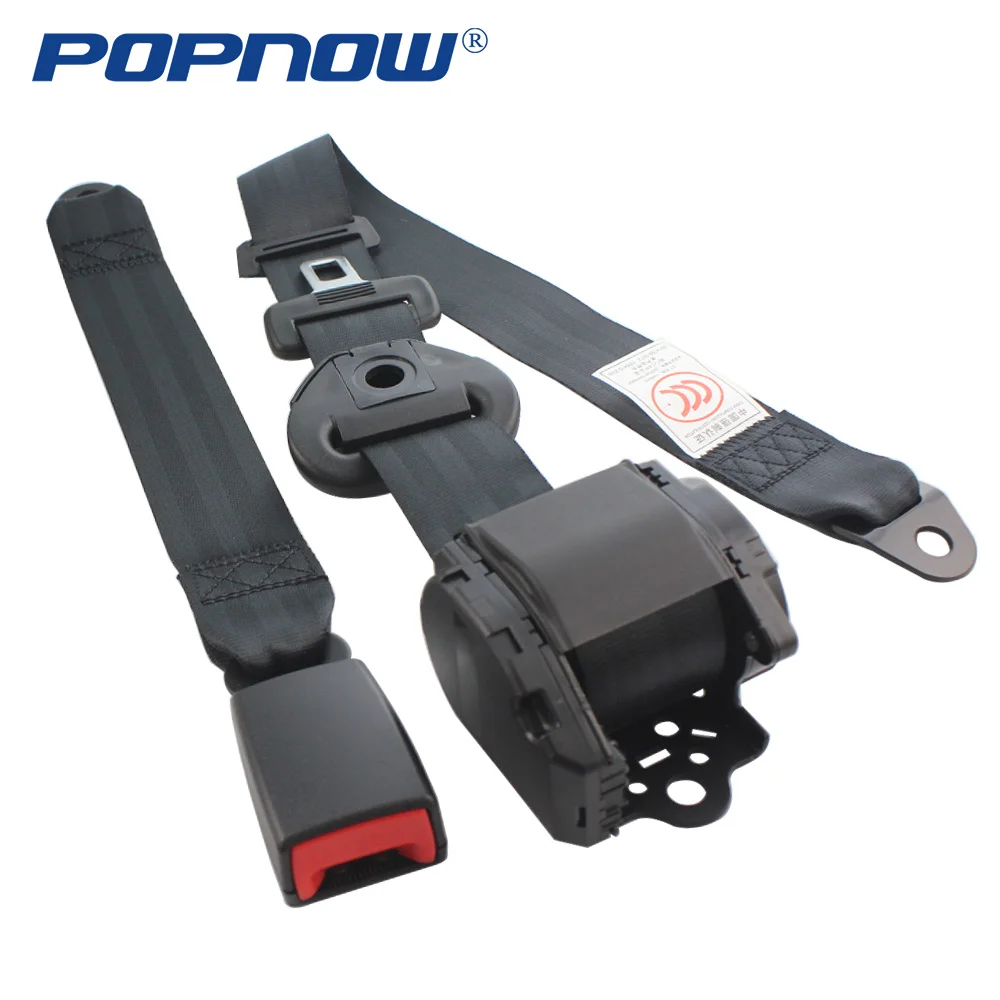 

Retractable 3 Point Safety Seat Belt Shoulder Lap 3C Certificated Vehicle Auto Car Extender Buckle Strap Adjustable SeatBelt