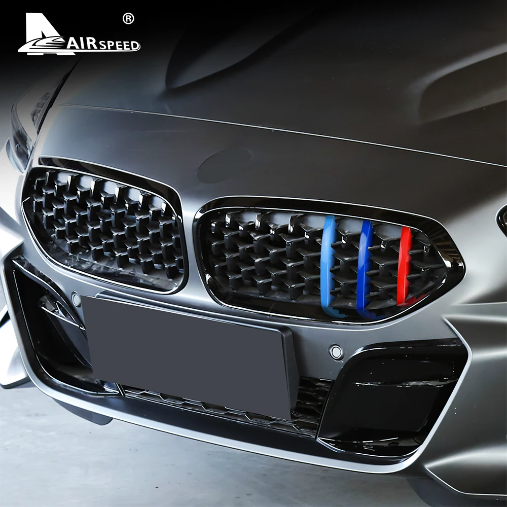 AIRSPEED для BMW Z4 G29 2020-2022 автомобильные передние накладки на решетку гриля зажимы