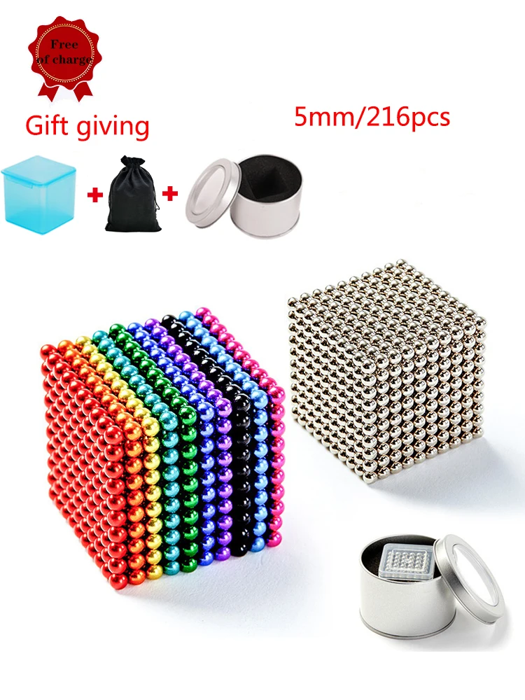 

5MM Metaballs Buck Balls Sticks Blocks Building Construction Toys Arts Crafts Toy