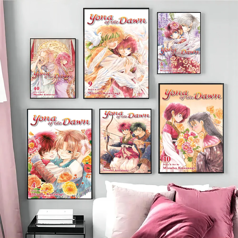 Клейкий постер сделай сам Yona of the Dawn винтажный Декор для комнаты бара кафе