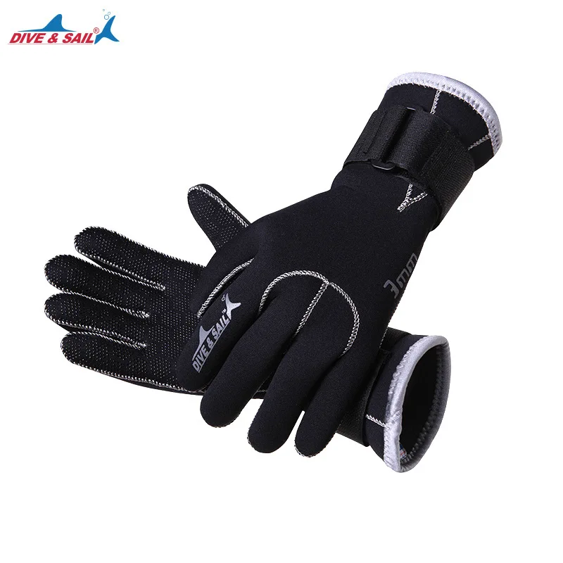 

Water Gloves, 3mm Neoprene Five Finger Warm Wetsuit Winter Gloves for Scuba Diving Snorkeling Paddling Surfing Kayaking Canoeing