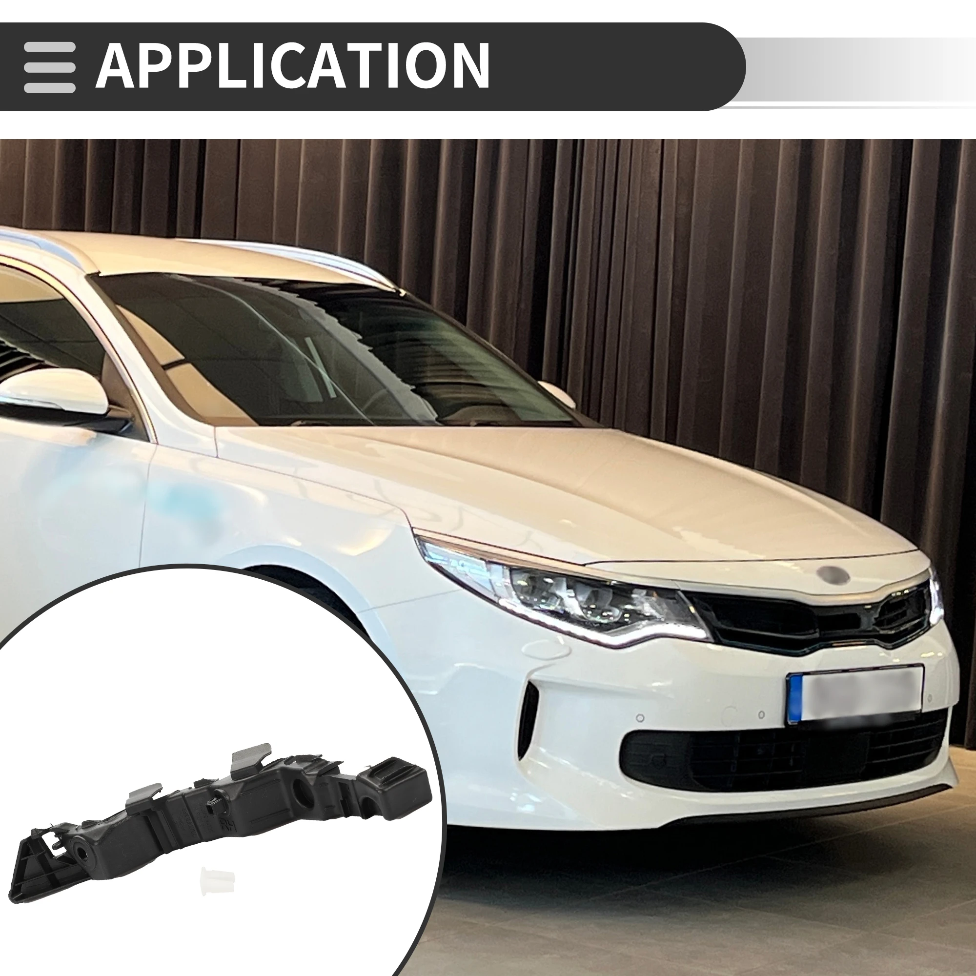 Кронштейн для бампера UXCELL левый и правый передний бампер стандартное Крепление