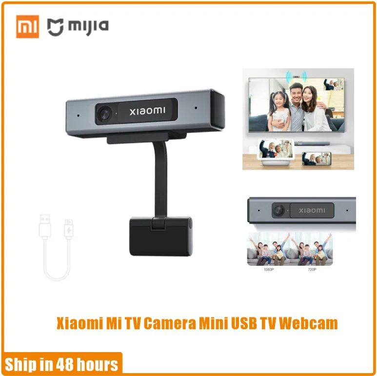 Новая Телевизионная камера Xiaomi Mi мини-веб-камера с USB для телевизора 1080P HD