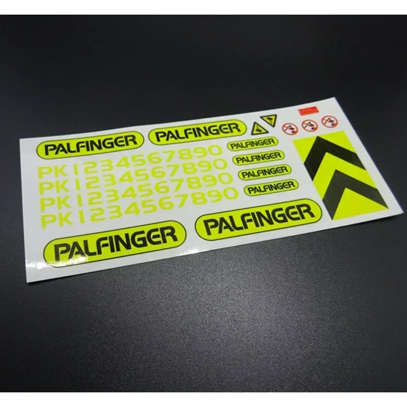 Наклейка на модель крана наклейка PALINGER для 1/14 LESU Tamiya радиоуправляемый прицеп