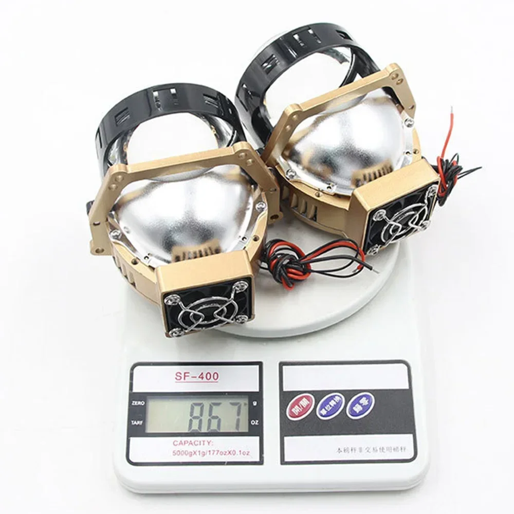 2 шт. 65 Вт 6000K Hyperboloid 3 0 дюймов Bi светодиодный линза проектора 3R G5 Автомобильная