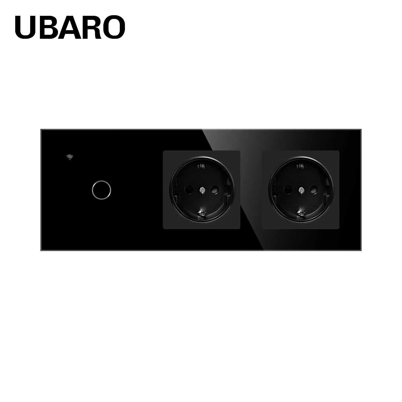 

Настенный выключатель UBARO с поддержкой Wi-Fi и USB-портами, 228 мм