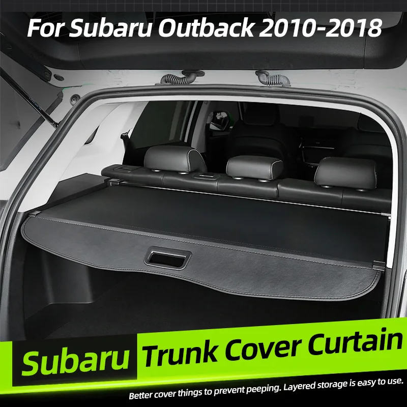 

Фотоштора для Subaru Outback 2010 -2018, тканевый задний кронштейн, выдвижной декоративный аксессуар для хранения