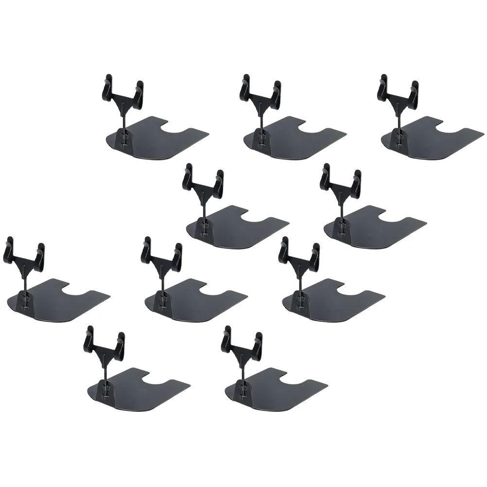 

10 Pcs Commodity Price Stand Tag Display Holder Cards Clip Mini Labels Desk Sign Rack