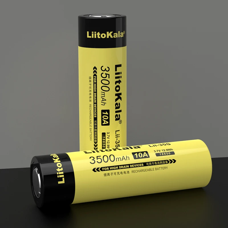 

6PCS LiitoKala 2020 New Lii-35S 18650 3.7V 3500mAh rechargeable lithium battery for LED flashlight