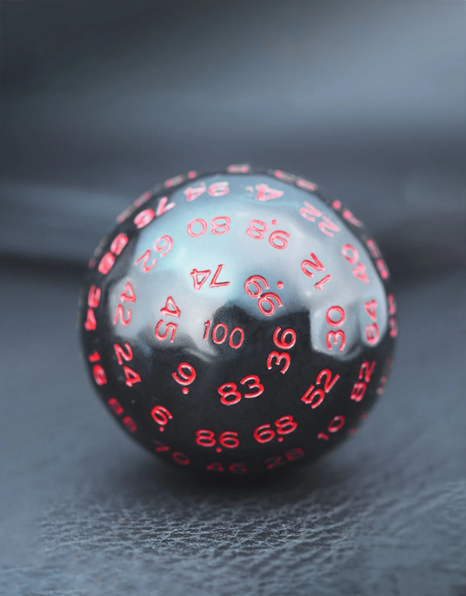 Черные сферические D100 игральные кости D &amp COC настольные игры DND РПГ