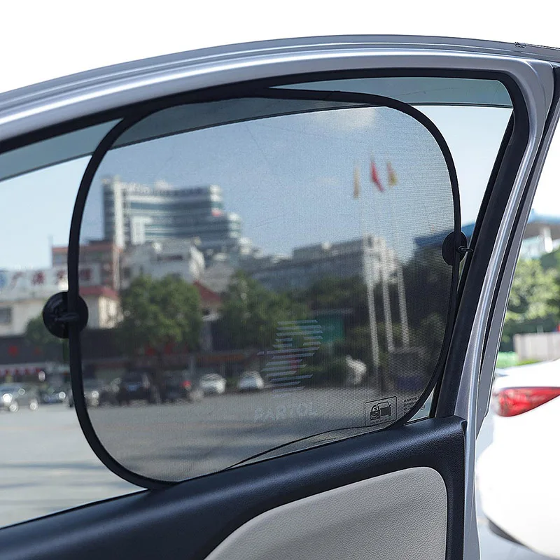 

Car Window Sunshades Front Side Universal Traveling Portable Auto Windows Protective Cover Polyester Sunlight Shade Protection
