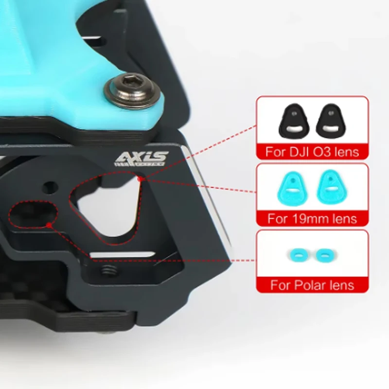 Axisflying MANTA 5-дюймовый каркас из углеродного волокна наборы 238 мм Колесная база 5