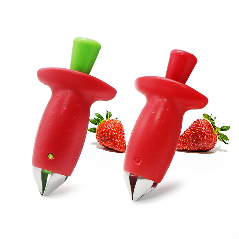 

Strawberry Corer Clamp Pineapple Spines Remover Fruit Vegetable Leaf Stem Remover Tomato Cutting Eye Tweezers Kitchen Tools