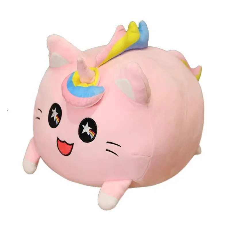 

Новинка 1 шт. 35/65 см Новый Прекрасный Плюшевый единорог кошки мягкие животные кукла теплый мягкий Кот Подушка Диван Подушка для детей подарк...