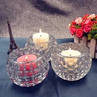 wedding glass candle holder cup gift small nordic size living room candle holders vintage decoration salon home decoration