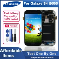 5 0 original amoled lcd for samsung galaxy s4 gt i9505 i9500 i9505 i337 lcd touch screen digitizer assembly for galaxy s4 lcd