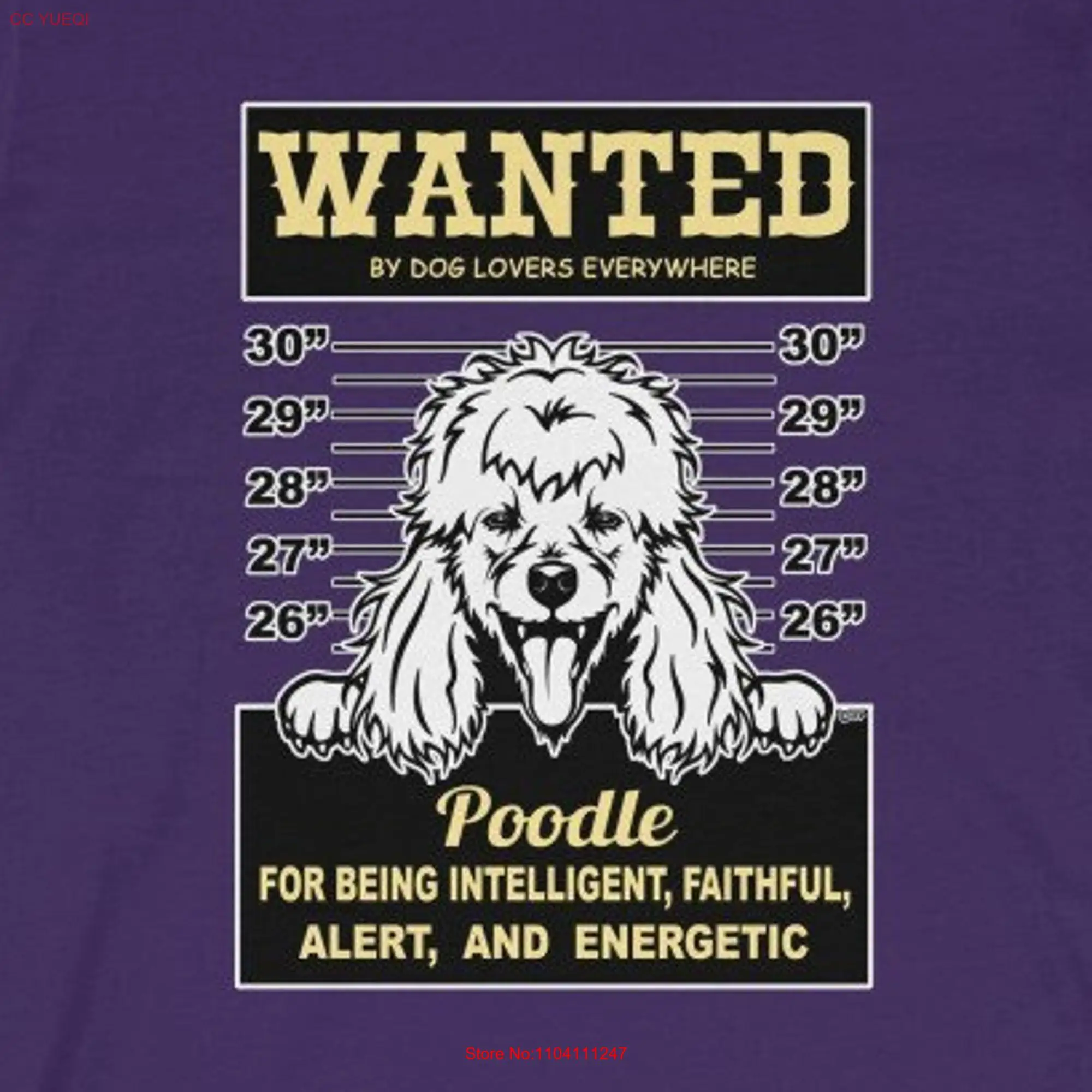 Футболка с изображением пуделя необходимого любимыми собаками везде для