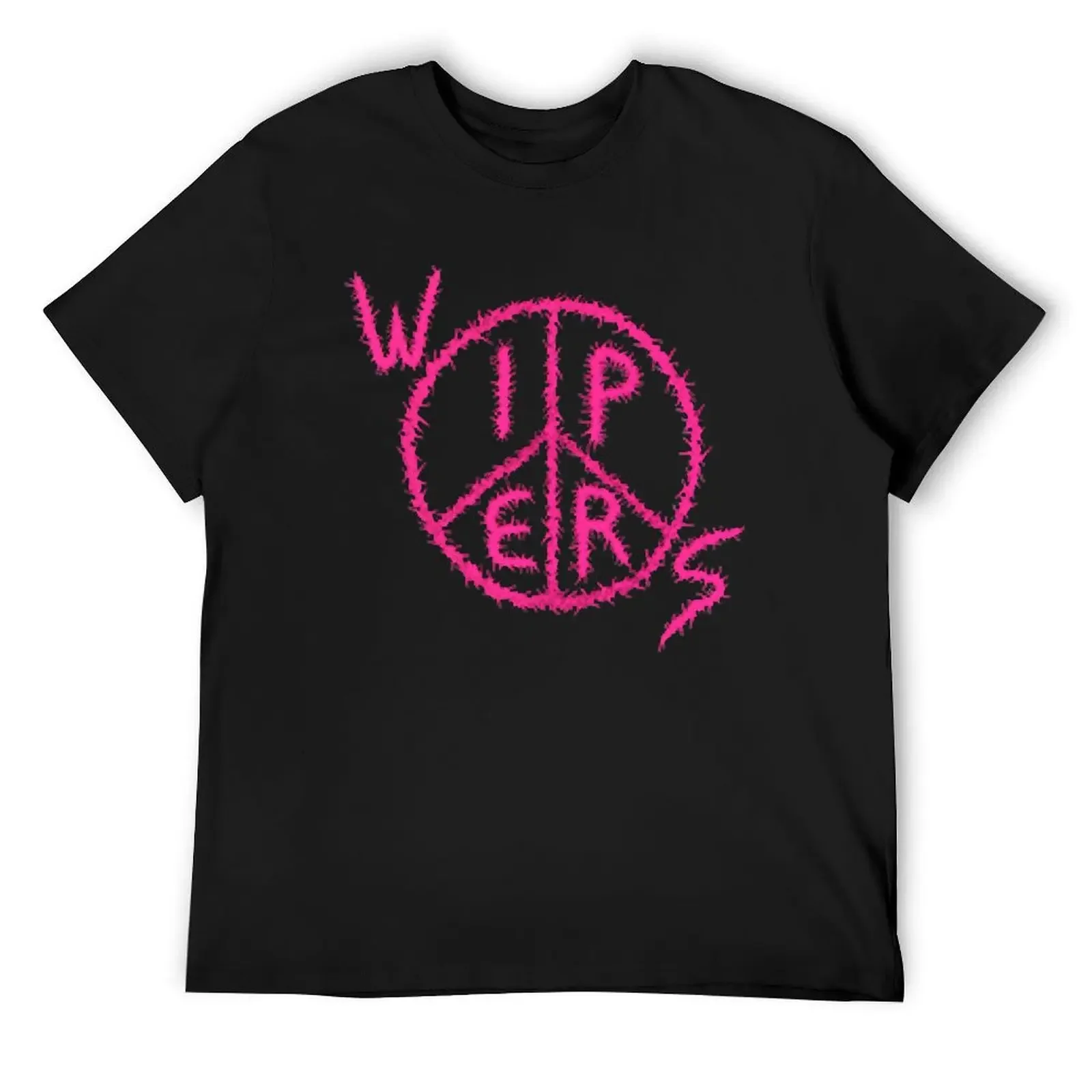 Футболка с логотипом Wipers Band футболка рисунком хлопковые футболки графикой