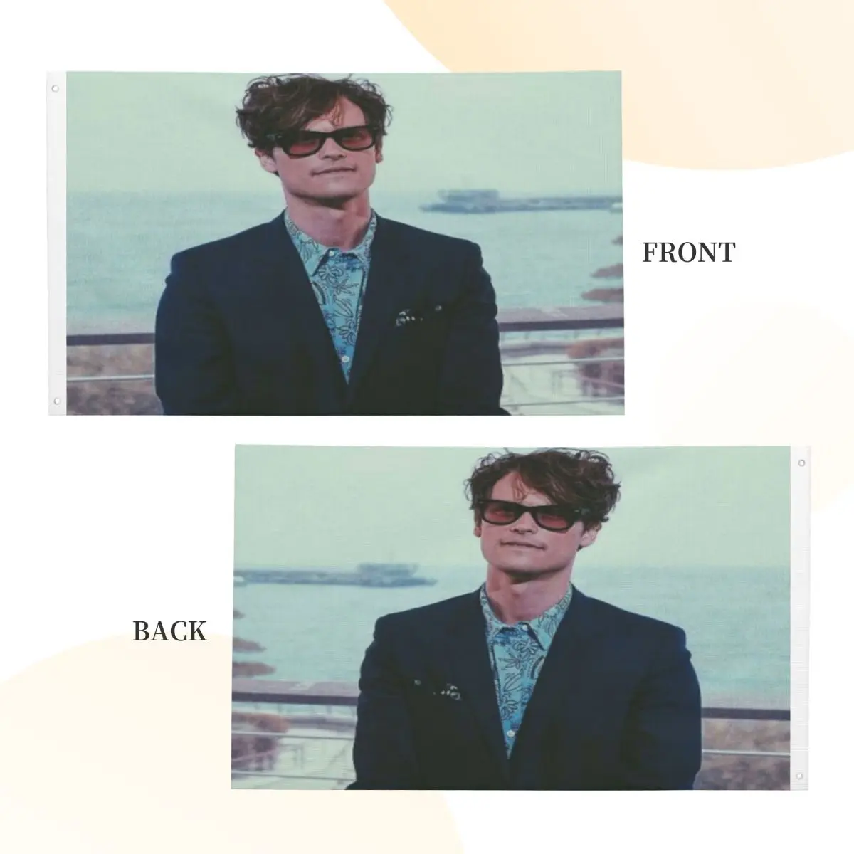 Матовый серый Gubler декор с флагами 3x5 футов полиэфирный материал легко повесить