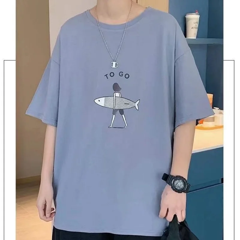 

Summer Simple ANIME T SHIRT CLOTHES Lovers Korean Oversize T-shirt Husband Tshirts for Ice Hockey Teens Ussr CASUAL MAN M-5xl