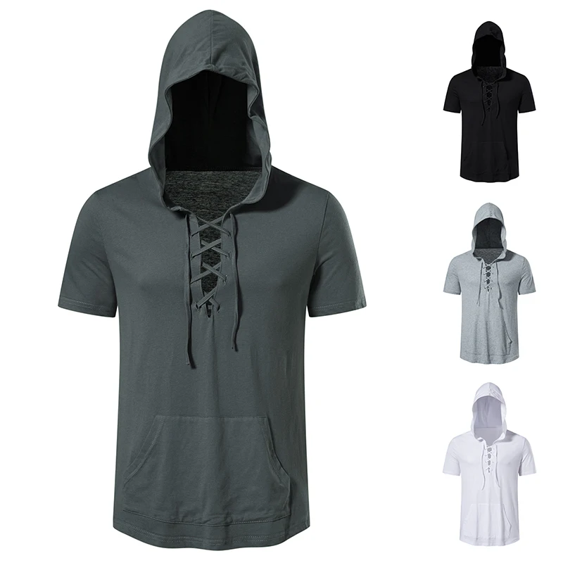 

2023 summer new men's cotton hemp sleeveless vest fashion solid color lace-up vest yoga clothes beach style