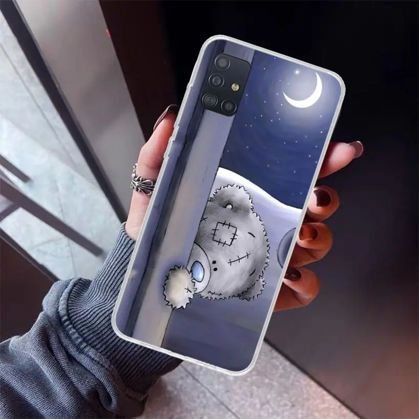 Teddy Me To You Bear Phone Case for Samsung Galaxy A51 A71 A41 A31 A21S A11 A01 A50S A70 A40 A30S A20E A20S A10S A6 A7 A8 A9 Plu